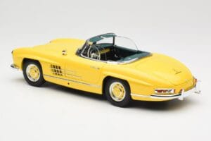 Mercedes 300 SL W198 Roadster Hardtop Signal Yellow Minichamps 1:18 180039044 Metāls — attēls 8 no 9