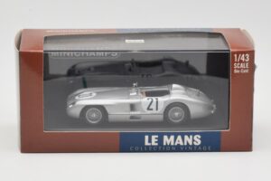Mercedes 300 SLR #21 K. Kling / A. Simon 24 Hours of Le Mans 1955 Minichamps 1:43 432553021 Metāls — attēls 4 no 4