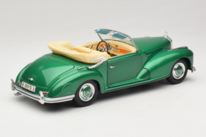 Mercedes 300S Cabriolet Green Metallic Maisto 1:18 52116 Metāls — attēls 3 no 7