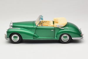 Mercedes 300S Cabriolet Green Metallic Maisto 1:18 52116 Metāls — attēls 4 no 7