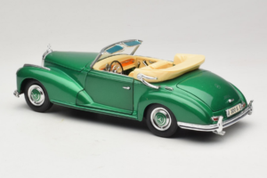 Mercedes 300S Cabriolet Green Metallic Maisto 1:18 52116 Metāls — attēls 6 no 7