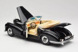 Mercedes 300SC W188 Obsidian Melns Maisto 1:18 806B Metāls — attēls 5 no 8