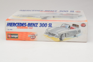Mercedes 300SL Roadster Sudrabs Bburago 1:18 7043 Metāls — attēls 2 no 4