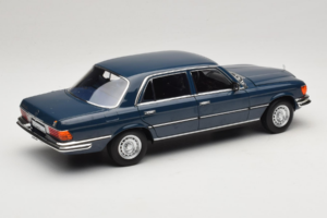 Mercedes 350 SEL W116 Hansa Blue Norev 1:18 183976 Metāls — attēls 3 no 8