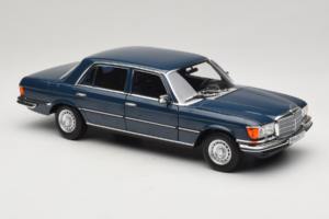 Mercedes 350 SEL W116 Hansa Blue Norev 1:18 183976 Metāls — attēls 6 no 8