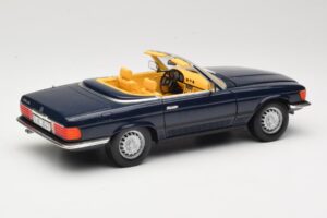 Mercedes 350 SL R107 Tumši Zils Sun Star 1:18 MB003 Metāls — attēls 3 no 8