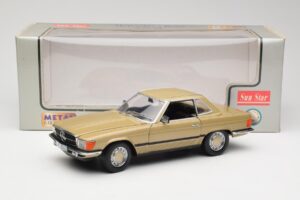 Mercedes 350 SL R107 Zelta Sun Star 1:18 MB004 Metāls — attēls 8 no 8