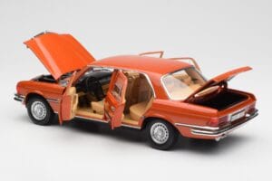 Mercedes 450 SEL 6.9 W116 Oranžs Metallic Norev 1:18 183459 Metāls — attēls 5 no 8