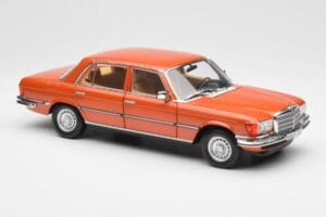 Mercedes 450 SEL 6.9 W116 Oranžs Metallic Norev 1:18 183459 Metāls — attēls 6 no 8