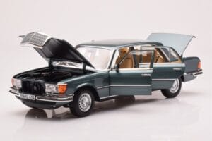 Mercedes 450 SEL 6.9 W116 Petrol Metālisks Norev 1:18 183974 Metāls — attēls 2 no 8