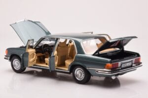 Mercedes 450 SEL 6.9 W116 Petrol Metālisks Norev 1:18 183974 Metāls — attēls 5 no 8