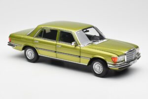 Mercedes 450 SEL W116 Citrus Zaļš Dīlera Izdevums Norev 1:18 B66040683 Metāls — attēls 6 no 8