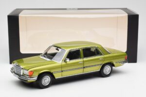 Mercedes 450 SEL W116 Citrus Zaļš Dīlera Izdevums Norev 1:18 B66040683 Metāls — attēls 8 no 8