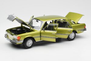 Mercedes 450 SEL W116 Citrus Zaļš Dīlera Izdevums Norev 1:18 B66040683 Metāls — attēls 2 no 8
