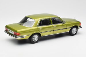Mercedes 450 SEL W116 Citrus Zaļš Dīlera Izdevums Norev 1:18 B66040683 Metāls — attēls 3 no 8