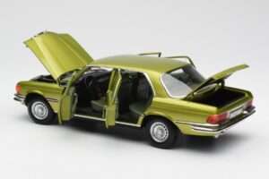 Mercedes 450 SEL W116 Citrus Zaļš Dīlera Izdevums Norev 1:18 B66040683 Metāls — attēls 5 no 8