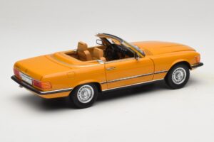 Mercedes 450 SL R107 Cayenne Orange Norev 1:18 183350 Metāls — attēls 4 no 10