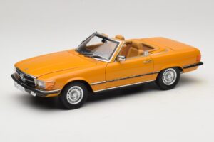 Mercedes 450 SL R107 Cayenne Orange Norev 1:18 183350 Metāls