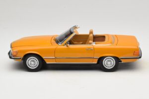 Mercedes 450 SL R107 Cayenne Orange Norev 1:18 183350 Metāls — attēls 6 no 10