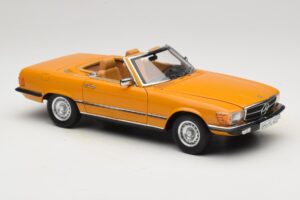 Mercedes 450 SL R107 Cayenne Orange Norev 1:18 183350 Metāls — attēls 8 no 10