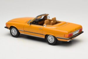 Mercedes 450 SL R107 Cayenne Orange Norev 1:18 183350 Metāls — attēls 9 no 10
