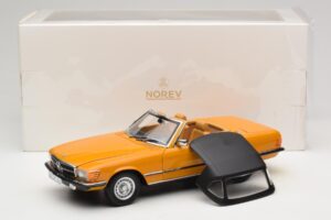 Mercedes 450 SL R107 Cayenne Orange Norev 1:18 183350 Metāls — attēls 10 no 10