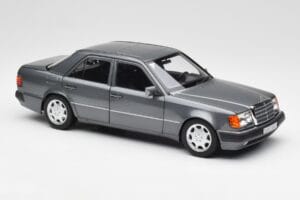 Mercedes 500 E W124 Pearl Pelēks Norev 1:18 183946 Metāls — attēls 6 no 8