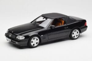 Mercedes SL 500 R129 Melns Norev 1:18 183750 Metāls — attēls 3 no 10