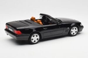 Mercedes SL 500 R129 Melns Norev 1:18 183750 Metāls — attēls 4 no 10