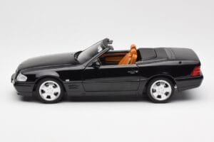 Mercedes SL 500 R129 Melns Norev 1:18 183750 Metāls — attēls 5 no 10