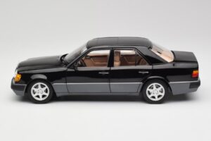 Mercedes 500E W124 Melns Ierobežots Izdevums Norev 1:18 183949 Metāls — attēls 4 no 12