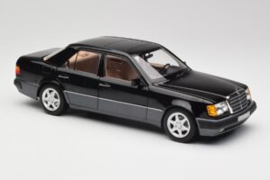 Mercedes 500E W124 Melns Ierobežots Izdevums Norev 1:18 183949 Metāls — attēls 6 no 12