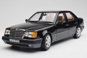 Mercedes 500E W124 Melns Ierobežots Izdevums Norev 1:18 183949 Metāls — attēls 9 no 12