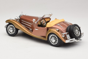 Mercedes 500K Roadster Varš Metallic Bburago 1:18 3020-P1 Metāls — attēls 5 no 8