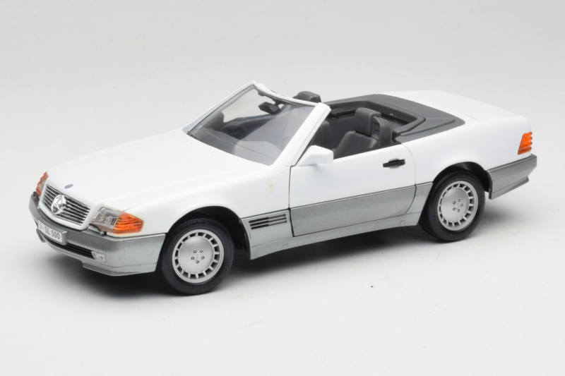 Mercedes 500 SL R129 Balts Roadtough 1:18 92048 Metāls