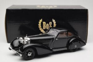 Mercedes 540K Autobahn Kurier Melns BoS Models 1:18 BOS003 Sveķi — attēls 6 no 6