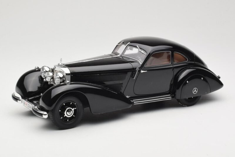 Mercedes 540K Autobahn Kurier Melns BoS Models 1:18 BOS003 Sveķi