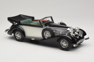 Mercedes 540K Kabriolets Melns Sudraba Cult Models 1:18 CML184-3 Metāls — attēls 4 no 6