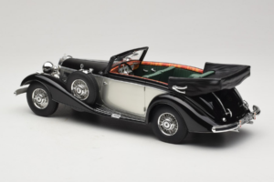 Mercedes 540K Kabriolets Melns Sudraba Cult Models 1:18 CML184-3 Metāls — attēls 5 no 6