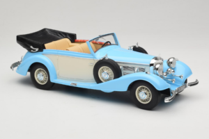 Mercedes 540K Kabriolets Zils Balts Cult Models 1:18 CML184-2 Metāls — attēls 4 no 6