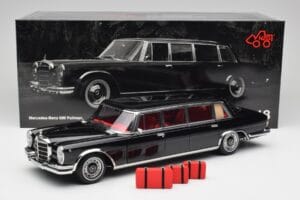 Mercedes 600 Pullman W100 Melns NZG 1:18 1071/50 Metāls — attēls 8 no 8