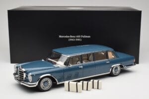 Mercedes 600 Pullman W100 Zils NZG 1:18 B66040707 Metāls — attēls 8 no 8