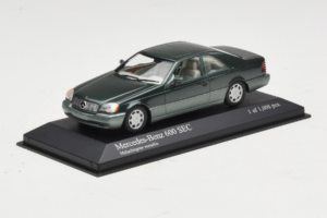 Mercedes 600 SEC W140 Zaļš Metallisks Minichamps 1:43 430032604 Metāls — attēls 2 no 4