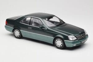 Mercedes 600 SEC W140 Coupe Green Metallic KK-Scale 1:18 KKDC180343 Metāls — attēls 4 no 6
