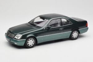 Mercedes 600 SEC W140 Coupe Green Metallic KK-Scale 1:18 KKDC180343 Metāls