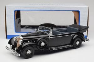 Mercedes 770 W150 Melns MCG 1:18 MCG18207 Metāls — attēls 6 no 6