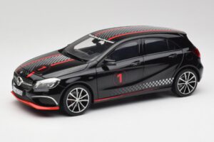 Mercedes A-Class W176 AMG Melns Norev 1:18 183596 Metāls