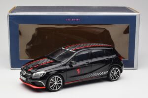 Mercedes A-Class W176 AMG Melns Norev 1:18 183596 Metāls — attēls 8 no 8