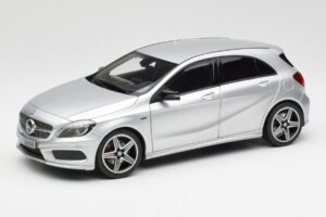 Mercedes A-Class W176 Polar Sudrabs Norev 1:18 B66960139 Metāls