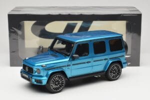 Mercedes AMG G63 W463 Hyper Blue Magno GT Spirit 1:18 GT925 Sveķi — attēls 6 no 6